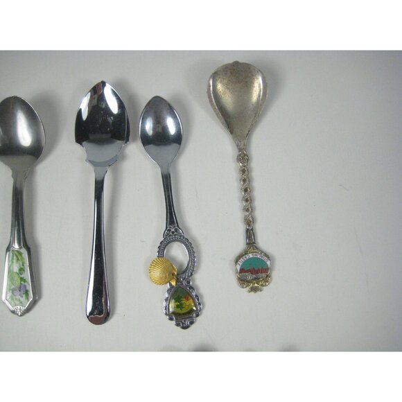 Vintage Collectible Souvenir Spoon Set Of 21 - Picture 8 of 16